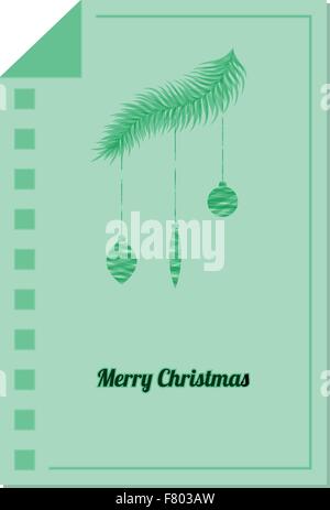 Merry Christmas card Stock Vektor