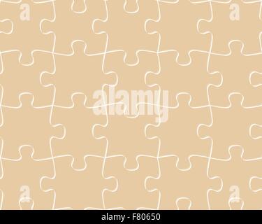 nahtlose Muster puzzle Stock Vektor