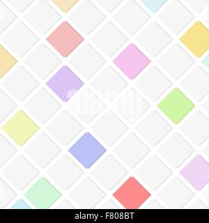flachen Hintergrund mit Quadraten Stock Vektor