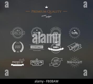 Premium-Qualität-Etiketten-set Stock Vektor