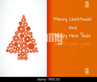 Karte, Frohe Weihnachten Stock Vektor