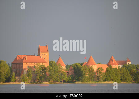 Trakai Insel Burg Trakai, Litauen Stockfoto