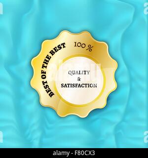 Gold das beste von den besten Stempel Stock Vektor