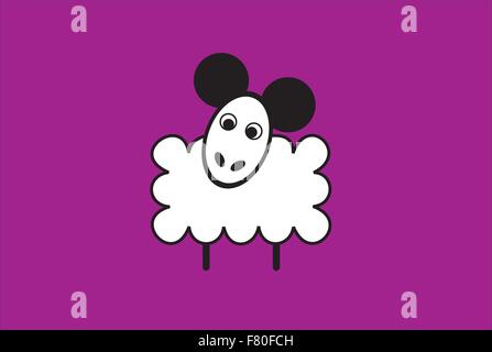 Cartoon-Schafe Stock Vektor