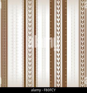 Reihe von verschiedenen stilvollen Grenzen Stock Vektor