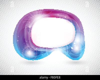 Vektor abstrakte Form oder Speech bubble Stock Vektor