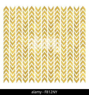 Bild von einem gold farbigen Chevron-Muster-Hintergrund. Stockfoto