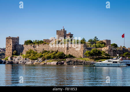 Das Kastell St. Peter, Bodrum, Provinz Mugla, Türkei Stockfoto