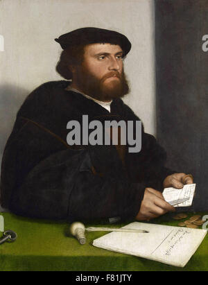 Hans Holbein der jüngere - eines Kaufmanns aus dem deutschen Steelyard "Hans von Antwerpen" Stockfoto