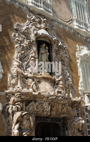 Museo Nacional de Cerámica y de Las Artes Suntuarias González Martí, Valencia, Spanien. Stockfoto