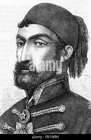 OMAR Pascha LATAS (1806-1871) osmanischen general und Gouverneur Stockfoto