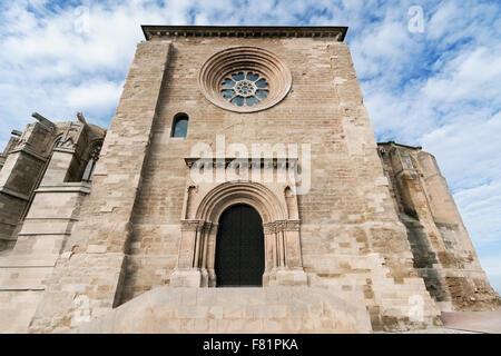 La Seu Vella, Lleida. Porta (Gate) De La Annunciata. Stockfoto