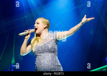 Kerry Ellis am Broadway in The Bay in das Wales Millennium Centre in Cardiff Stockfoto