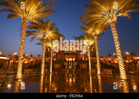 Hotel Emirates Palace, Abu Dhabi, Vereinigte Arabische Emirate Stockfoto