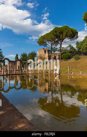 Die Hadrians Villa (Villa Adriana) 2. Jahrhundert n. Chr., Tivoli, Italien Stockfoto