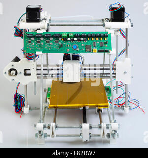 Montage von Open-Source-3D-Drucker Stockfoto