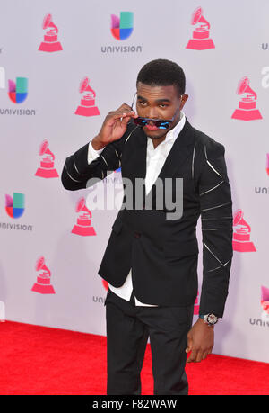 Sängerin OMI besucht die 16. Annual Latin GRAMMY Awards in Las Vegas Stockfoto