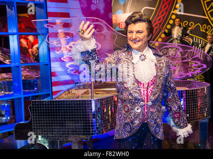 Eine Wachsfigur von Rudi Völler das Madame Tussauds Museum in Las Vegas Stockfoto