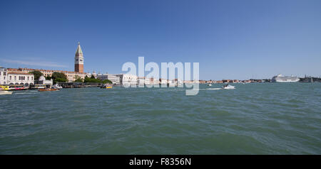 San Marco und Castello Venedig Stockfoto