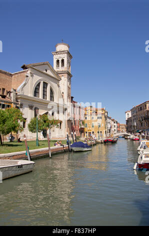 Venedig-Rio di San Trovaso Stockfoto