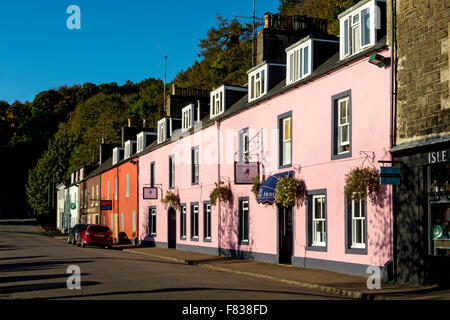 Tobermory Hotel, Hauptstraße, Tobermory, Isle of Mull, Argyll and Bute, Scotland, UK. Stockfoto