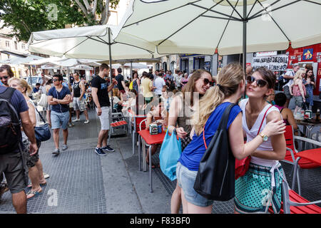 Madrid Spanien,Hispanic,Centro,Barrio de La Latina,el Rastro Flohmarkt,Plaza de Cascorro,Ribera de Curtidores,Shopping Shopper Shopper Shopper Shops mar Stockfoto