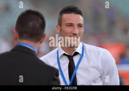 Parramatta, Sydney, Australien. 5. Dezember 2015. Hyundai A-League. Western Sydney Wanderers gegen Brisbane Roar. Wanderer nach vorne Federico Piovaccari vor dem Spiel. Bildnachweis: Aktion Plus Sport/Alamy Live-Nachrichten Stockfoto