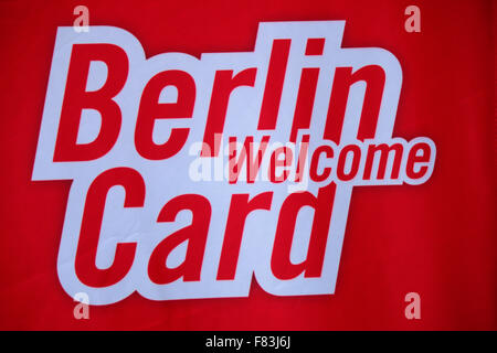 Markennamen: "Berlin Welcome Card", Berlin. Stockfoto