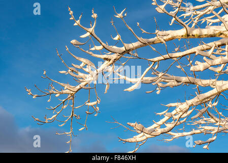 Eis bedeckt Stockfoto