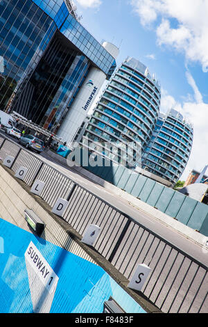 Alte Straße Kreisverkehr, London, England, U.K Stockfoto