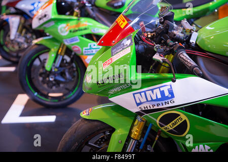 Birmingham, Vereinigtes Königreich. 5. Dezember 2015. Motorcycle Live aller namhaften Hersteller mit ihren Motorrädern Credit: Steven Reh/Alamy Live News Stockfoto