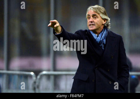 Roberto Mancini Inter Milano 12.05.2015 Stadio Giuseppe Meazza - Fußball Calcio Serie ein Inter - Genua. Foto Giuseppe Celeste / Insidefoto Stockfoto