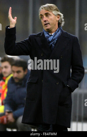 Roberto Mancini Inter Milano 12.05.2015 Stadio Giuseppe Meazza - Fußball Calcio Serie ein Inter - Genua. Foto Giuseppe Celeste / Insidefoto Stockfoto