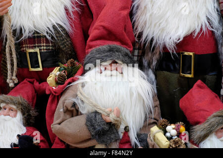 Santa Claus Puppen Stockfoto