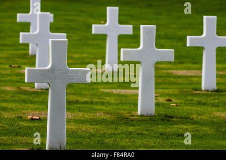 Florenz, Italien - November 2015 - amerikanische zweite Welt Soldatenfriedhof in Florenz, Italien. 2015 Stockfoto