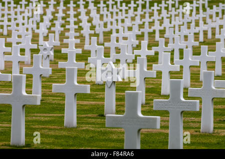 Florenz, Italien - November 2015 - amerikanische zweite Welt Soldatenfriedhof in Florenz, Italien. 2015 Stockfoto