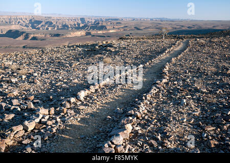Trail am Fish River Canyon - in der Nähe von Fish River Lodge - Karas Region, Namibia, Afrika Stockfoto