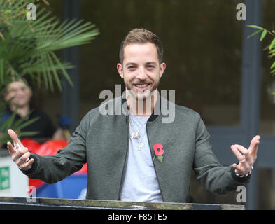 James Morrison außerhalb ITV Studios mit: James Morrison wo: London, Vereinigtes Königreich bei: 5. November 2015 Stockfoto