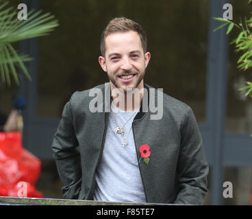 James Morrison außerhalb ITV Studios mit: James Morrison wo: London, Vereinigtes Königreich bei: 5. November 2015 Stockfoto