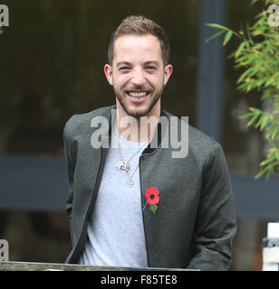 James Morrison außerhalb ITV Studios mit: James Morrison wo: London, Vereinigtes Königreich bei: 5. November 2015 Stockfoto