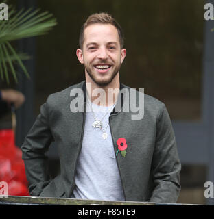 James Morrison außerhalb ITV Studios mit: James Morrison wo: London, Vereinigtes Königreich bei: 5. November 2015 Stockfoto