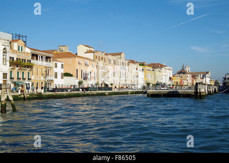 Venedig, Italien, Fondamenta Zattere al Ponte Longo, Stockfoto