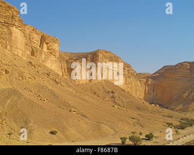 Clay Felsen Stadt Riad in Saudi Arabien Stockfoto