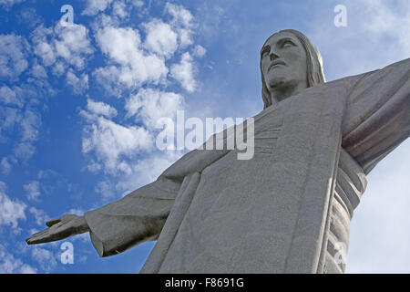 Berühmten Christusstatue in Rio De Janeiro, Brasilien Stockfoto