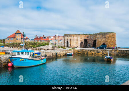 Erholsamen Leben in Beadnell am Hafen Northumberland am Meer Ray Boswell Stockfoto