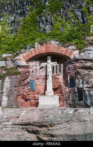 die Kreuz zwei Weltkrieg Commemorating Dead in Bamburgh England Europa Ray Boswell Stockfoto