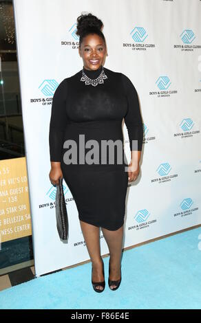 Jungen & Girls Clubs of America zu Ehren Boxen Weltmeister Evander Holyfield am jährlichen großen Futures-Gala im Beverly Hilton Hotel Featuring: Sommer Wayans wo: Los Angeles, California, Vereinigte Staaten von Amerika bei: 4. November 2015 Stockfoto