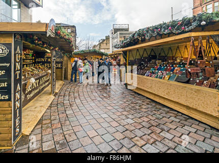 Glasgow Weihnachtsmarkt Dezember 2015 in St. Enoch Square Glasgow Schottland Stockfoto