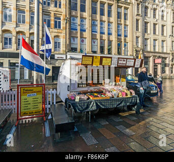 Glasgow Weihnachtsmarkt Dezember 2015 in St. Enoch Square Glasgow Schottland Stockfoto