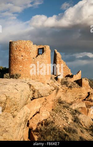 Hovenweep Burg, Hovenweep National Monument, Colorado/Utah Grenze USA Stockfoto